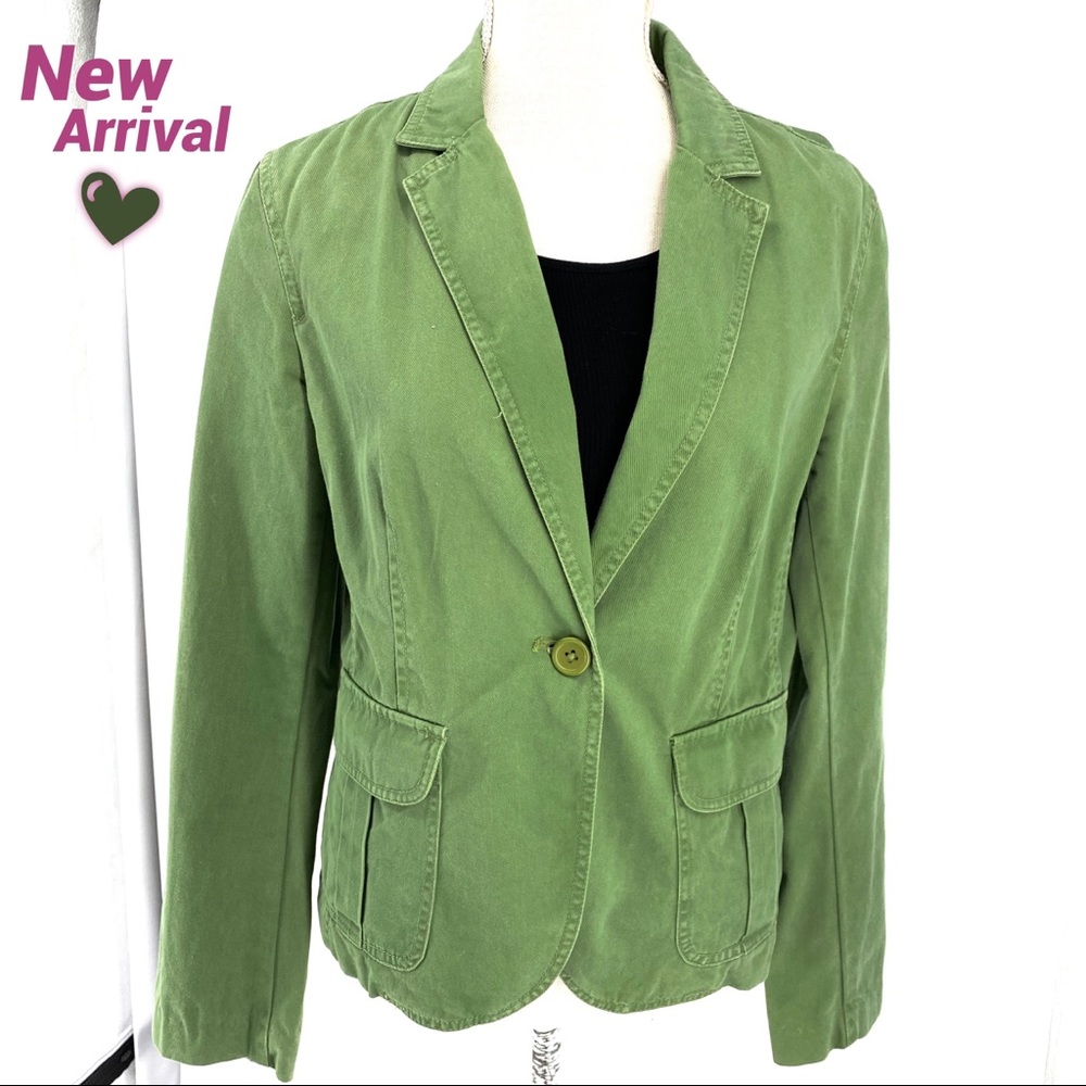 J. Crew green Long sleeve green jacket